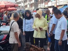 Sambangi Lubuklinggau, Cawagub RA Anita Dorong Penataan Pasar Inpres