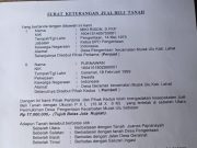 Diduga Kompak Kepala BPD dan Kades di Lahat Jual Tanah Kas Desa