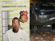 Polres Ogan Ilir Bersama Pemilik Kebun Amankan Pelaku Pencurian