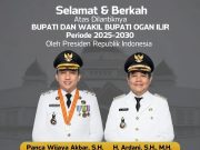 Resmi Dilantik Presiden, Wakil Rakyat Harapkan Ogan Ilir Lebih Maju