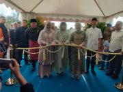 Istri Gubernur Buka Pameran di Gelora November Kabupaten PALI