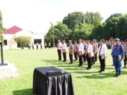 Kapolres Banyuasin Pimpin Upacara Pemberian Penghargaan Personil Yang Berprestasi