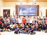 Kapolres Banyuasin Gelar Coffee Morning dan Halal Bihalal Bersama Para Wartawan yang Bertugas di Banyuasin