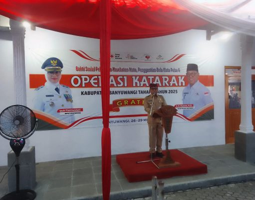 Pemerintah Kabupaten Banyuwangi di Dukung JFF Menggelar Baksos Operasi Katarak Gratis Untuk Masyarakat