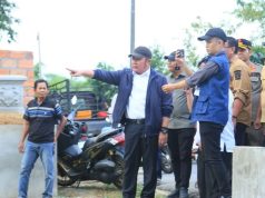 Gubernur Tinjau Lokasi Abrasi Sungai Lematang