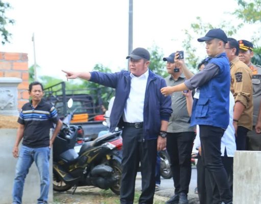 Gubernur Tinjau Lokasi Abrasi Sungai Lematang