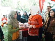 Wabup Banyuasin Tinjau Operasi Pasar Murah