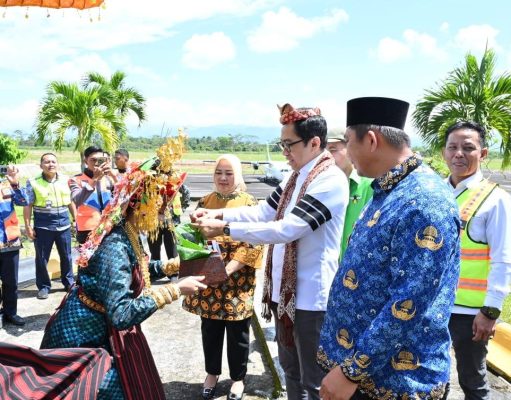 Walikota Pagar Alam Sambut Kedatangan Wamen Perindustrian