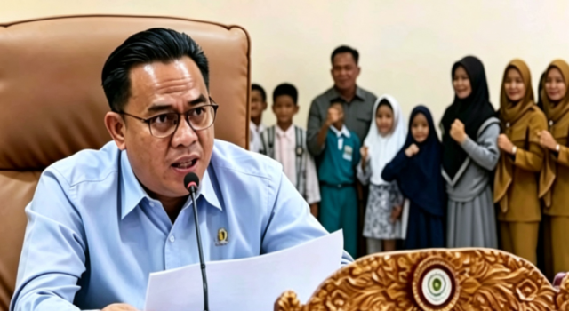 Atlet Renang Prabumulih Audiensi ke Ketua DPRD H.Deni Victoria SH.,M.Si, Jelang Kejuaraan Nasional di Palembang