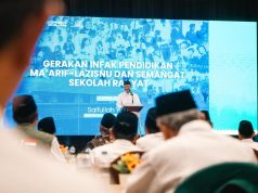 Mensos Menghadiri Halalbihalal dan Launching Program NU Peduli Pendidikan
