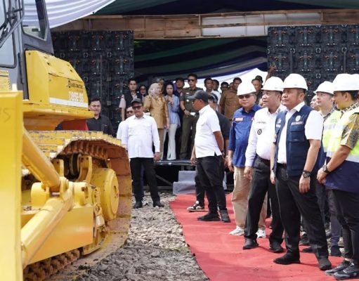 Gubernur Lakukan Groundbreaking Jalan Khusus Batubara PT BSPC di Muba