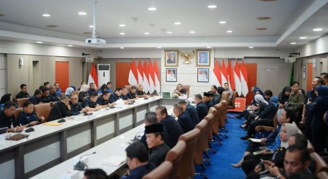 Sekda Sumsel Pimpin Evaluasi Pelaksanaan WFH/WFA