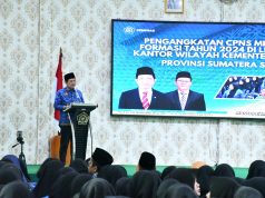 279 CPNS Kemenag Sumsel Resmi Menyandang Status PNS