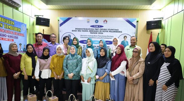 TP PKK Palembang Konsisten Tekan Stunting Lewat Program PMT
