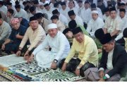 Gubernur Sumsel dan Jajaran Melaksanakan Sholat Idul Adha di Griya Agung