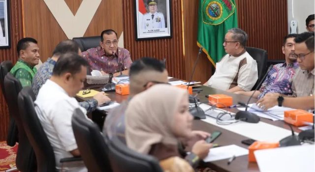 Sekda Sumsel Pimpin Rapat TAPD