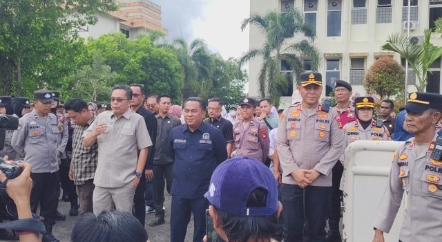 Kapolres Prabumulih Turun Langsung Kawal Penyampaian Pendapat di Muka Umum