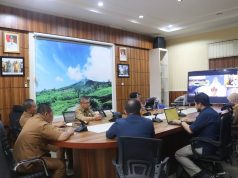 Asisten II Pagar Alam Mengikuti Rapat Koordinasi Pengendalian Inflasi