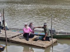Wabup Banyuasin Tinjau Sawah, Budidaya Keramba Ikan Toman, hingga Sambangi Warga Sakit