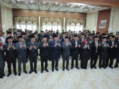 Walikota Lantik 127 Pejabat Pemkot Palembang