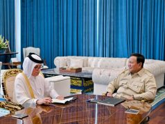 Presiden Terima Menlu Qatar, Bahas Penguatan Investasi dan 50 Tahun Hubungan Diplomatik