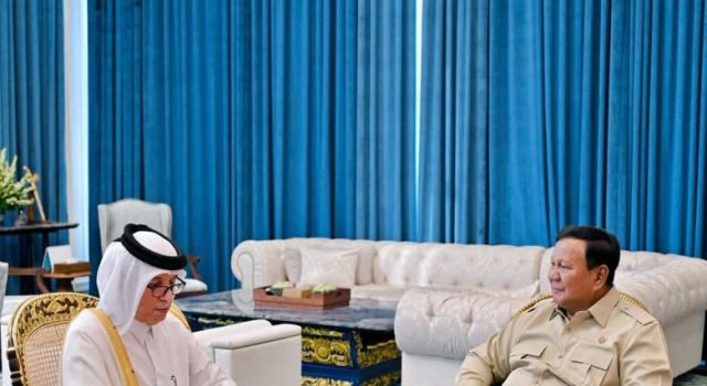 Presiden Terima Menlu Qatar, Bahas Penguatan Investasi dan 50 Tahun Hubungan Diplomatik