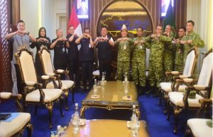 Gubernur Sumsel Menerima Audensi Komandan Pangkalan TNI Angkatan Udara