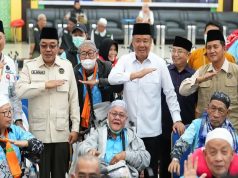 Wagub Sambut Kepulangan Jamaah Haji Kloter II Asal Lahat