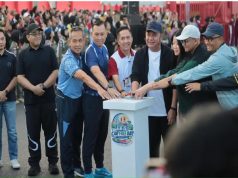 Gubernur Resmi Luncurkan Car Free Day di Jembatan Ampera