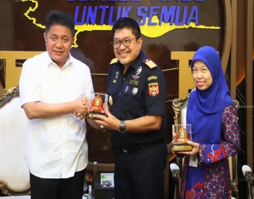 Gubernur Sumsel Menerima Audiensi Kakanwil Ditjen Pajak Sumsel Babel