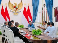 Presiden Memipin Rapat Terbatas Bersama Sejumlah Menteri Kabinet Merah Putih