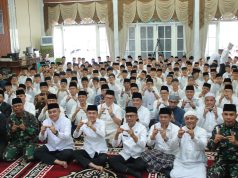 1.343 Qori dan Qoriah Berkumpul Melaksanakan Prosesi khataman Al-Qur’an Massal