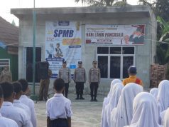 Sat Binmas Polres Prabumulih Tanamkan Kesadaran Hukum Melalui Program Police Goes To School
