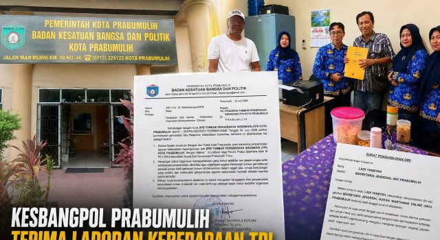 Kesbangpol Prabumulih Terima Laporan Keberadaan TPI, Ladi Yansyah Mengundurkan Diri dari Jabatan Sekjen IWO