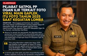 Klarifikasi Pejabat Satpol PP Ogan Ilir Terkait Foto Viral Main Gaplek, Itu Foto Tahun 2025 Saat Kegiatan Lomba