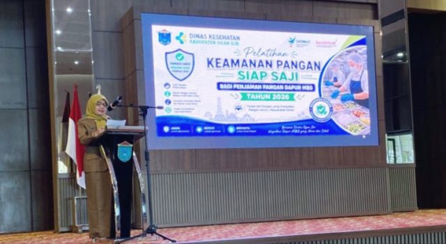 Kabid Kesmas Dinkes Ogan Ilir: 230 Penjamah Pangan Dapur SPPG Ikuti Pelatihan Keamanan Pangan