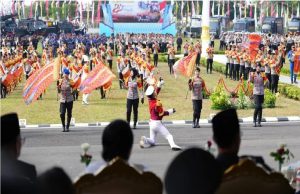 Gubernur Sumsel Pimpin Upacara Hari Bhayangkara Ke-80