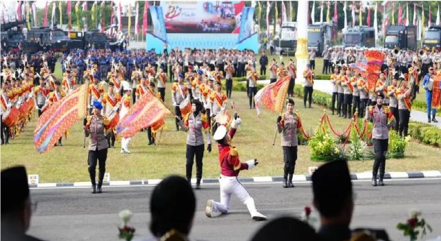 Gubernur Sumsel Pimpin Upacara Hari Bhayangkara Ke-80