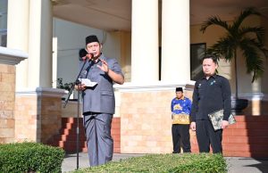 Walikota Pagar Alam, Pimpin Apel Awal Bulan