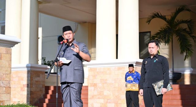 Walikota Pagar Alam, Pimpin Apel Awal Bulan