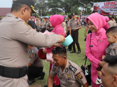 68 Personel Polres Prabumulih Naik Pangkat, Kapolres Tekankan Profesionalisme, Integritas dan Pelayanan Humanis